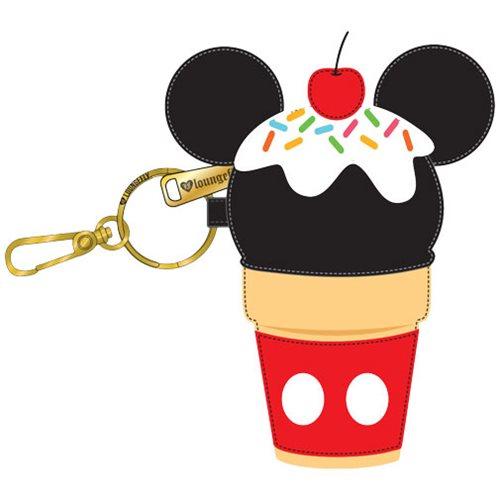 預購 美國帶回 正貨 Loungefly Mickey可愛美國迪士尼 米奇款 可愛冰淇淋杯造型零錢包