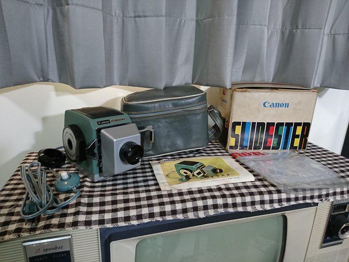 Canon 輕便型古董幻燈片機-(復古,擺設,日式)出售留存
