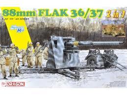 DRAGON 威龍模型 6923 88mm FLAK 36/37 (2 in 1) 1/35