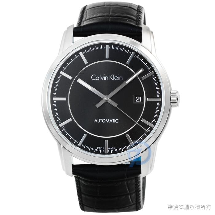 【柒號本舖】CK Infinity Automatic 凱文克萊藍寶石紳士機械錶-黑 # K5S341C1 金宇彬廣告款 | 露天市集 | 全 ...