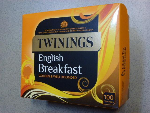 英國製【2.5g*100入】TWININGS ENGLISH BREAKFAST TEA 唐寧茶 英倫早餐紅茶 皇室御用