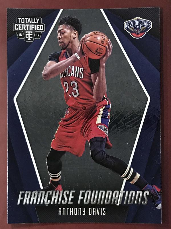 2016-17 Totally Certified Foundations #1 Anthony Davis 鵜鶘隊