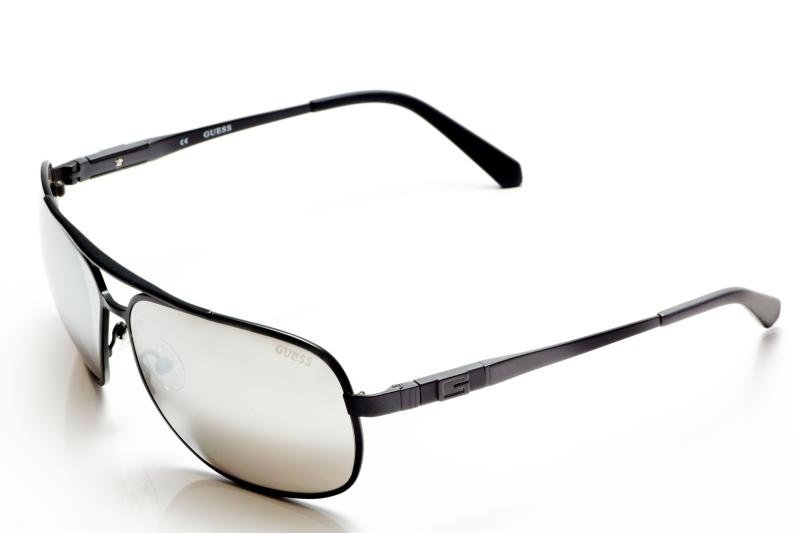 『珍妮妹妹』GUESS 太陽眼鏡：全新正品，美國，經典黑色方型框面，經典G LOGO設計鏡腳：GU6813-BLK 3F