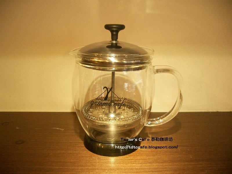 【TDTC 咖啡館】Gamma Cafe 耐熱雙層玻璃法式濾壓壺(咖啡、茶) - 400ml