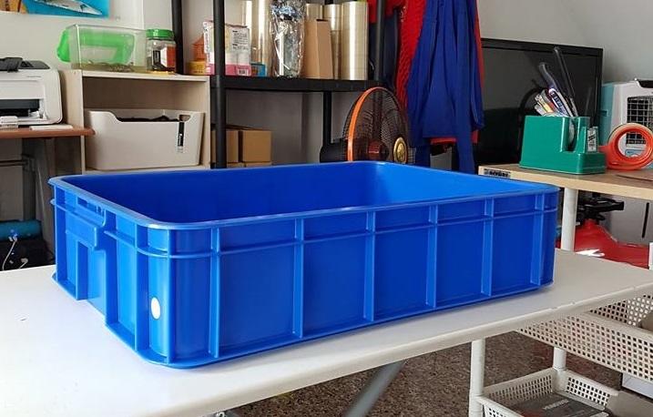 HuGaGa專業收納『雙鶴牌 耐重二格 儲運箱』側邊密封箱 搬運箱 塑膠收納箱 工具箱  物流箱