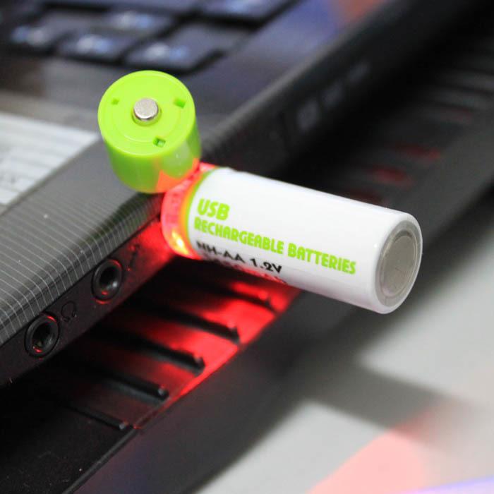 新奇3號充電電池usb直充1.2v鋰電池1450AH 可充電電池無線滑鼠最佳夥伴