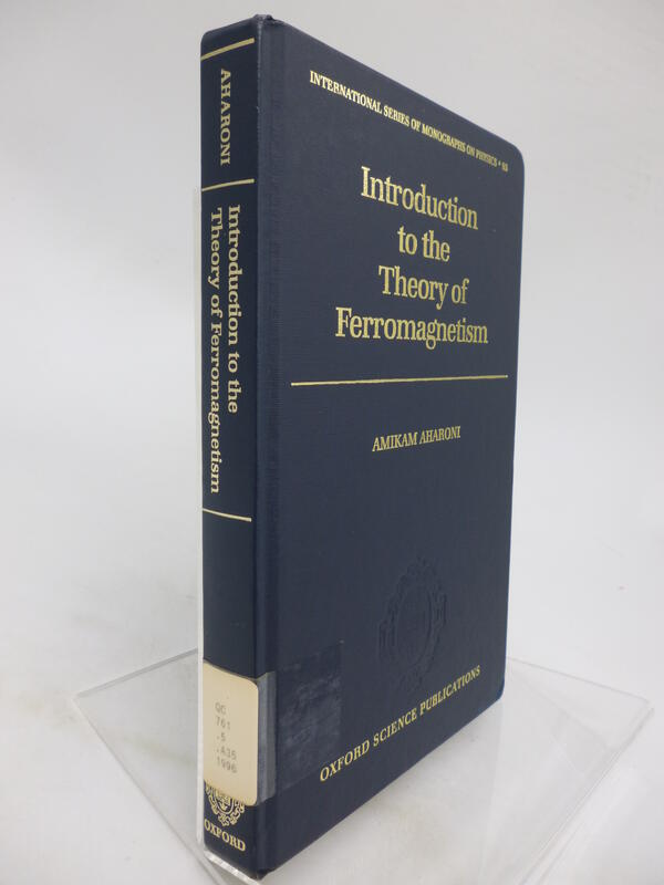 【月界】Introduction to the Theory of Ferromagnetism　〖大學理工醫〗AGW