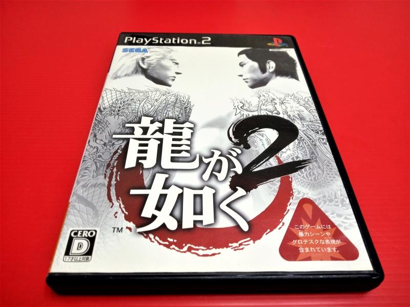 ㊣大和魂電玩㊣ PS2 人中之龍2 兩片裝 {日版}編號:L6-懷舊遊戲~PS二代主機適用