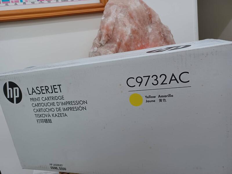 彩繪軒☆2014年HP C9732AC 原廠黃色碳粉匣 =同C9732A 645A 適用:CLJ 5500 / 5550