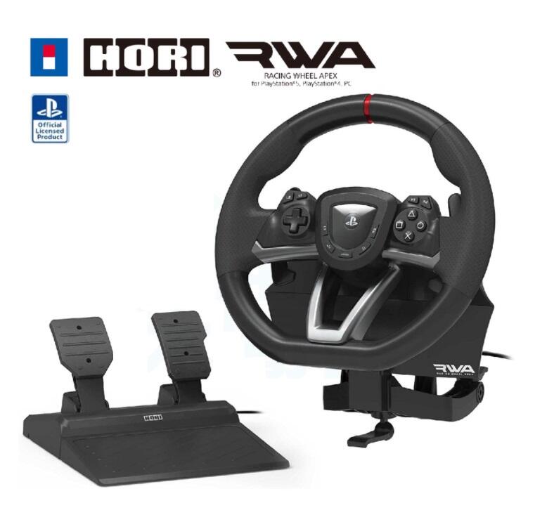 PS5 PS4 PC 主機用HORI RWA 賽車方向盤Racing Wheel APEX 004【台中
