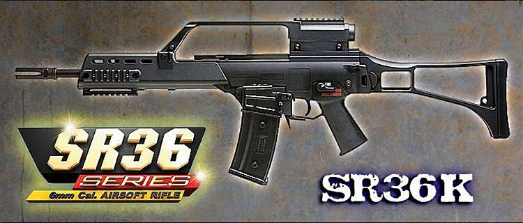【KUI酷愛】SRC SR36K G36K 二代電動槍，AEG電槍、長槍、BB槍、生存遊戲~14697 | 露天市集 | 全台最大的網路購物市集