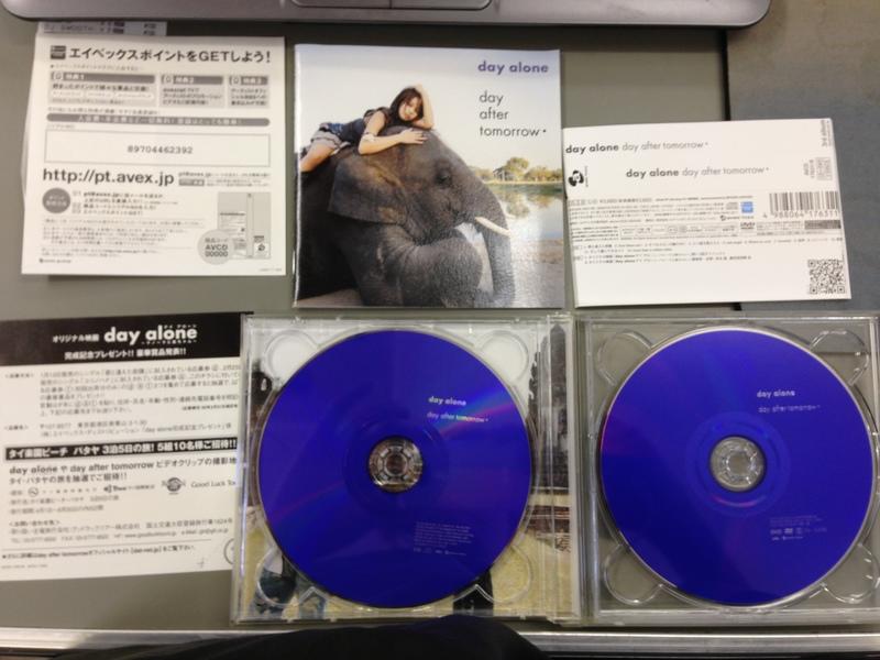 CD day alone day after tomorrow CD+DVD 日本原版 純日文 實體光碟 現貨