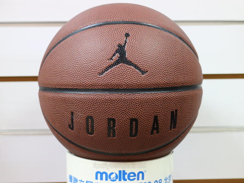 (布丁體育)NIKE JORDAN JKI1284207 棕色 合成皮籃球 標準七號室內外球 另賣 MOLTEN 斯伯丁
