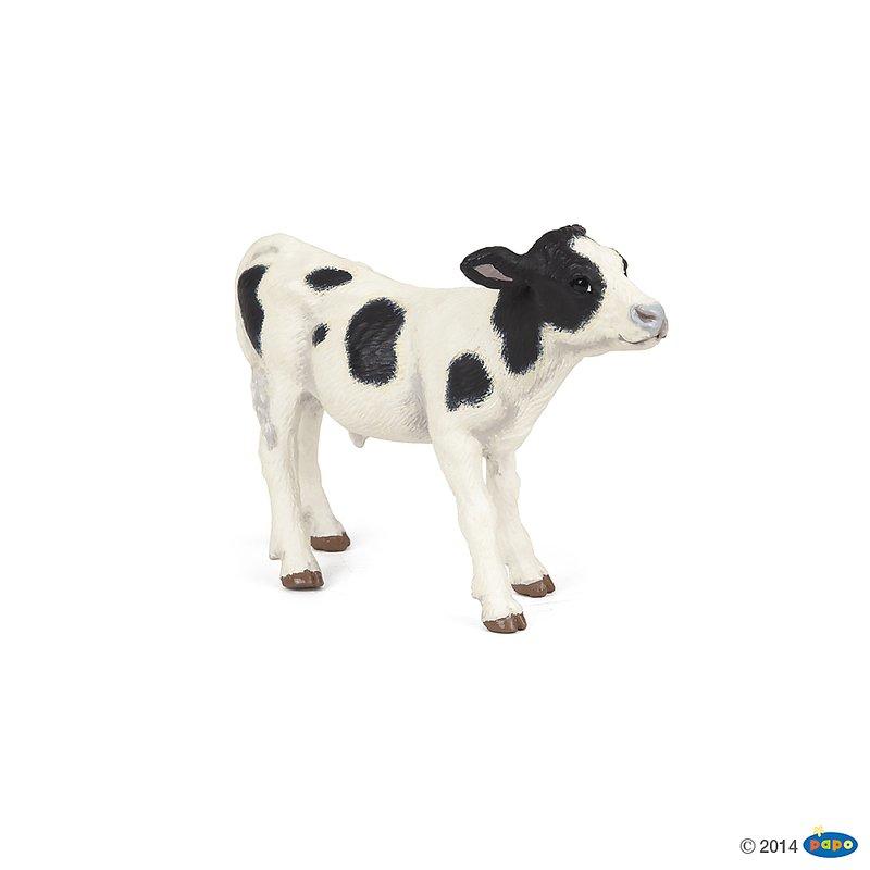 【Good Toy】法國 PAPO 51149 農場動物 幼黑白乳牛 Black and White Calf 