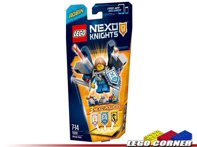 【LEGO CORNER】 NEXO KNIGHTS 70333 樂高未來騎士團系列、終極羅賓 (裝備包)~全新