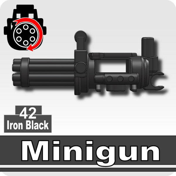 Minigun-Iron Black(42) 與 LEGO 相容