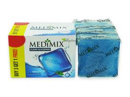 Medimix 草本阿育吠陀清爽平衡手工美膚皂(小藍) 100g x 四入 量販包