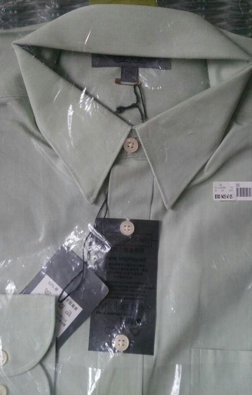 G2000 MAN 長袖襯衫 尺寸 15.5 淺綠 (388)