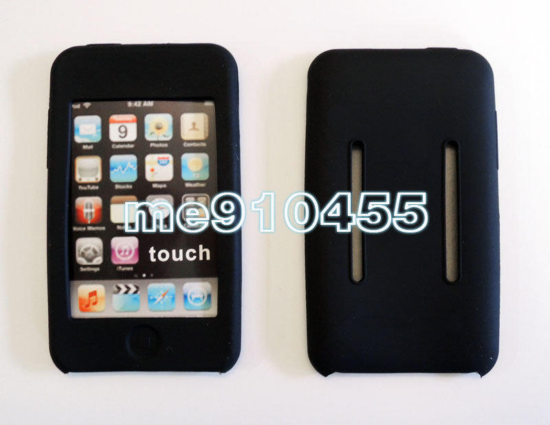 iPod Touch 2代 3代 果凍套 + 臂帶 + 螢幕保護貼二代 三代 保護套 矽膠套 黑色