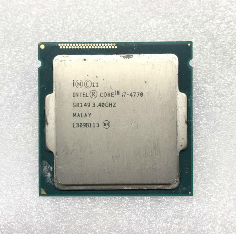 【1150 CPU】Intel Core i7-4770 處理器(送小包散熱膏)