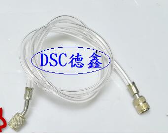 DSC德鑫-汽車 R134a 冷氣冷媒 冷凍油精 開瓶器 快速接頭 專用簡易型透明補充管