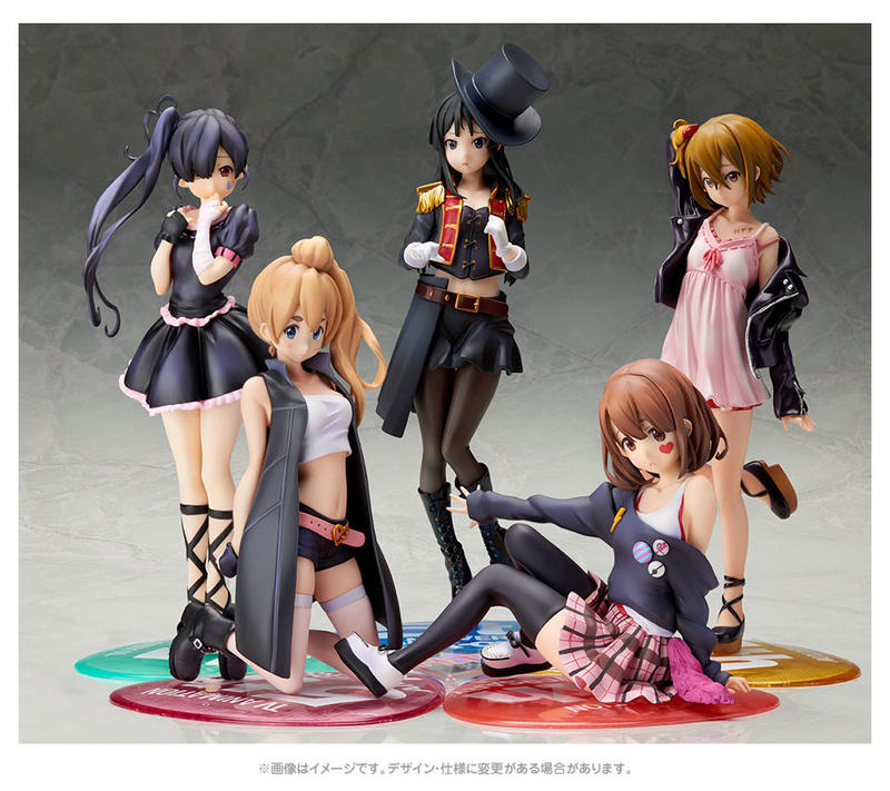 figma けいおん 唯・澪・紬・律・梓　5体セット けいおん フィギュア メイド服 5体セット 唯 澪 律 紬 梓 あず