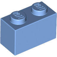 ◎朵依小舖◎LEGO◎10個 3004 1x2 M Blue Brick 4179833 中間藍 磚塊 基本磚◎
