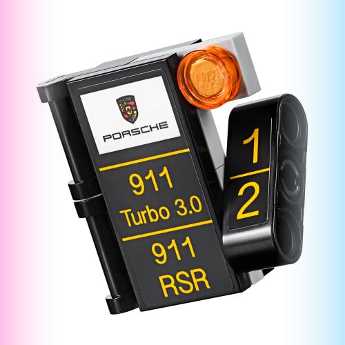 LEGO 75888 Speed Champions 樂高 賽車 保時捷 911 RSR 舉牌 告示牌