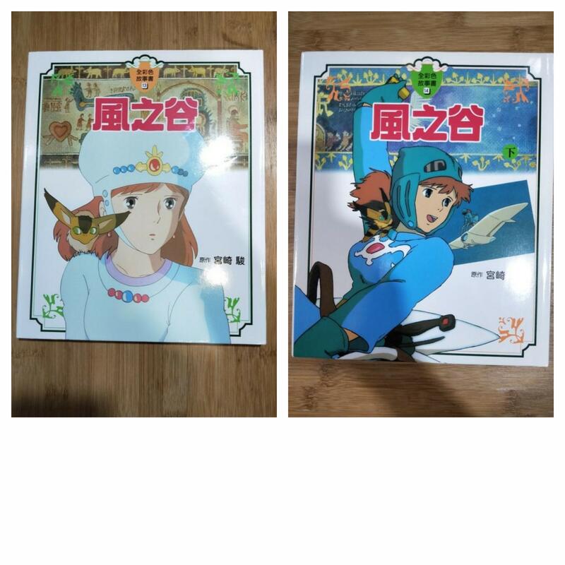 絕版宮崎駿 風之谷精裝版全彩色故事書 上下合售