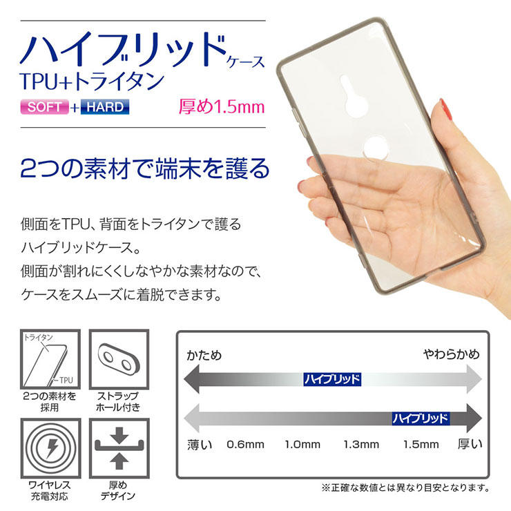 〔SE〕日本 RASTA BANANA Sony Xperia XZ3 TPU+PMMA材質軟硬混合殼1.5mm黑透