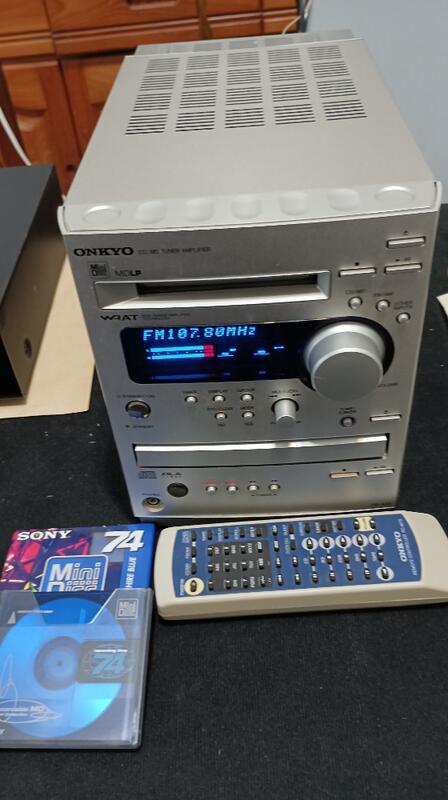 台中寶山二手音響) ONKYO FR-N3X CD/MD 收音擴大機(送2片MD) | 露天市