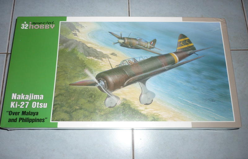 1/32~二戰日本Ki-27,97式戰鬥機乙型~菲律賓與馬來西亞作戰版(凹模,附樹脂套件/蝕刻片)