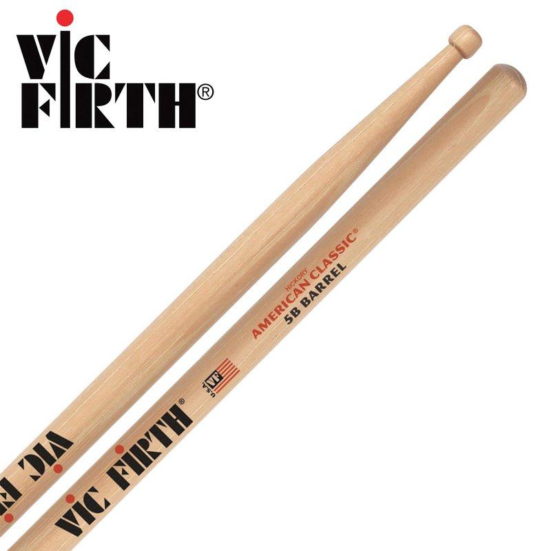 【小叮噹的店】 全新 美國 Vic Firth 5BBRL 5B 方頭 爵士鼓  鼓棒 胡桃木   附發票