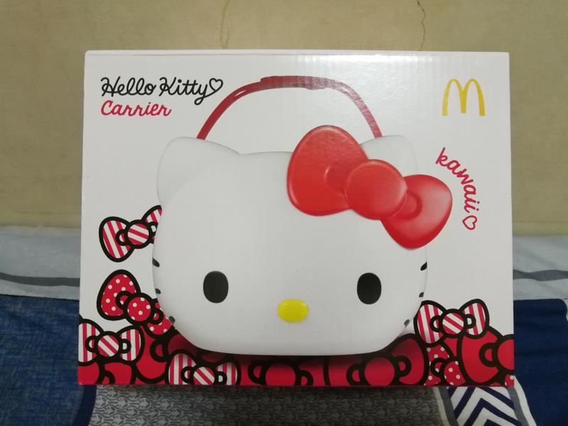 《台灣麥當勞限量全新品》凱蒂貓 HELLO KITTY 萬用置物籃、收納盒。手提、車掛均可。