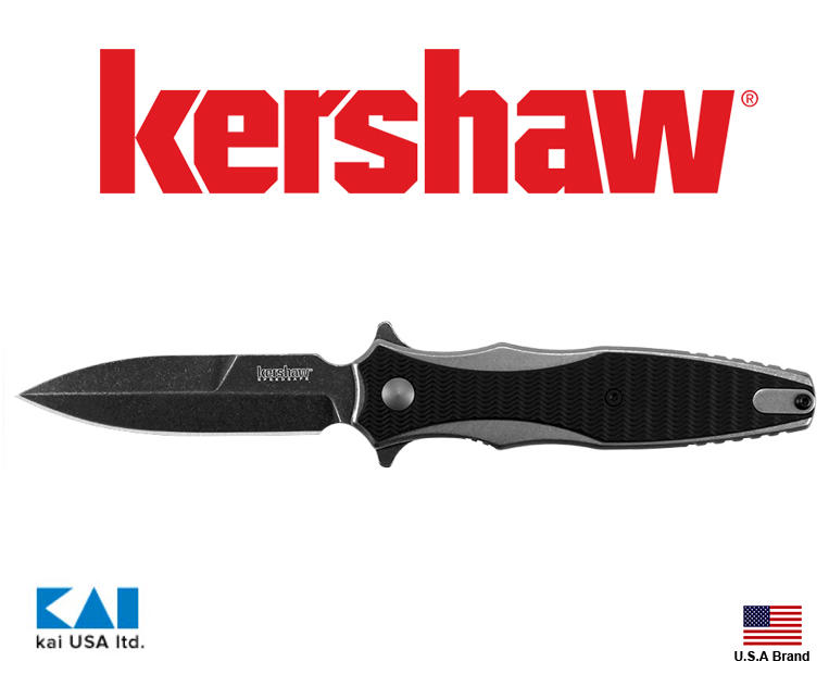 美國Kershaw折刀DECIMUS快開系統8Cr13MoV不銹鋼石洗面附背夾【KS1559】