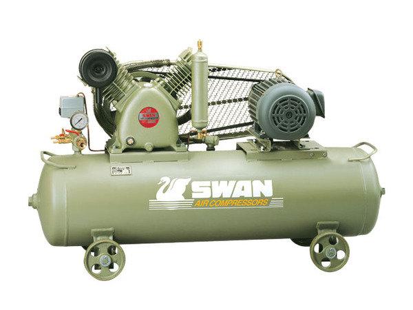 DSC德鑫保養廠空壓設備-SWAN 天鵝牌 往復式空壓機  3馬 高壓16公斤 單相3HP 220V