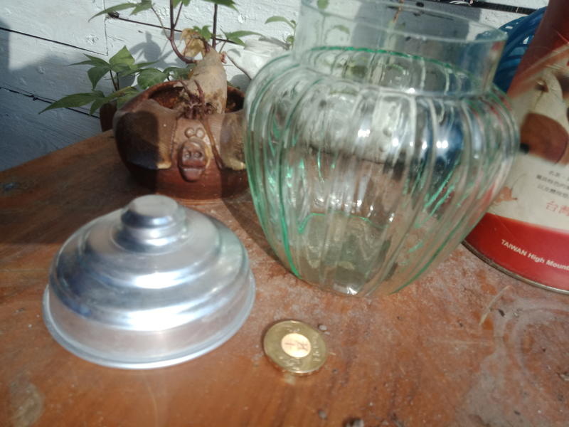 早期造型玻璃瓶+鋁蓋組