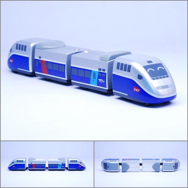 【Ym-168】鐵支路 Q版 迴力小列車 法國高鐵TGV QV040T1