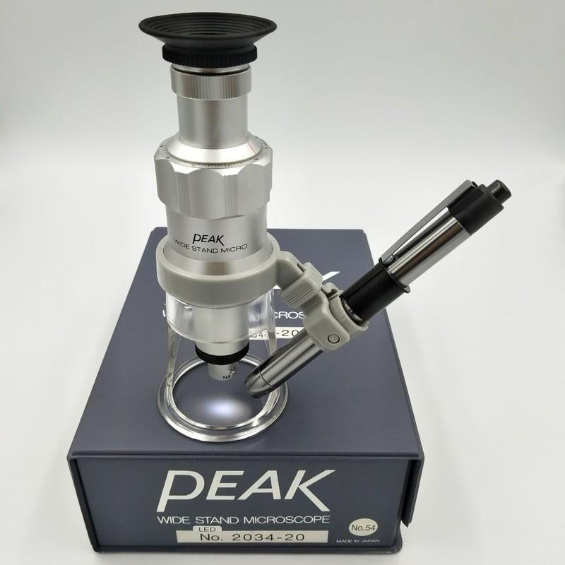 PEAK Wide Stand Microscope 2034-20X量測顯微鏡 量測放大鏡 日本製 ★百益商城★