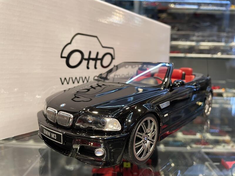 吉華科技@ 1/18 OTTO OT380 BMW E46 Convertible M3 JET Black 2004