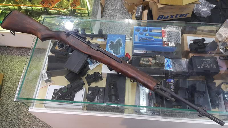 【五0兵工】M14 GBB 後座力瓦斯槍，全金屬實木版，新竹市