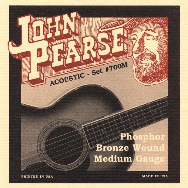 大鼻子樂器 公司貨 John Pearse 民謠吉他弦 磷青銅 700M (13-56)