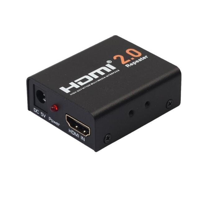 【勁昕科技】 HDMI2.0中繼器hdmi信號放大器60米延長器母對母4K*2K 3D