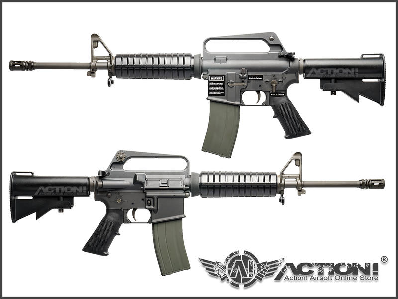 【Action!】售完）CAR - Mod(RO) 723 /M16A2 Carbine GBB氣動槍《限量商品》
