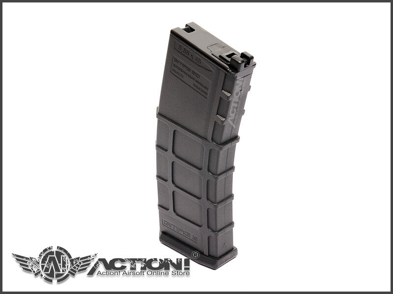 【Action!】現貨）GHK 新版輕量化 GMAG M4 G5 GBB專用 35發 瓦斯彈匣 (黑) MK18
