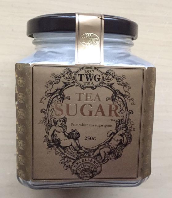 【TWG TEA】新加坡名茶 TWG Tea Sugar Crystal / TWG 專用茶糖250公克玻璃罐裝全新未拆