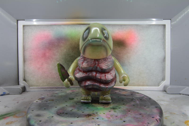 塗匠 模型 塗裝 代工 生物 怪獸 軟膠 大豆芽水產 腐爛魚
