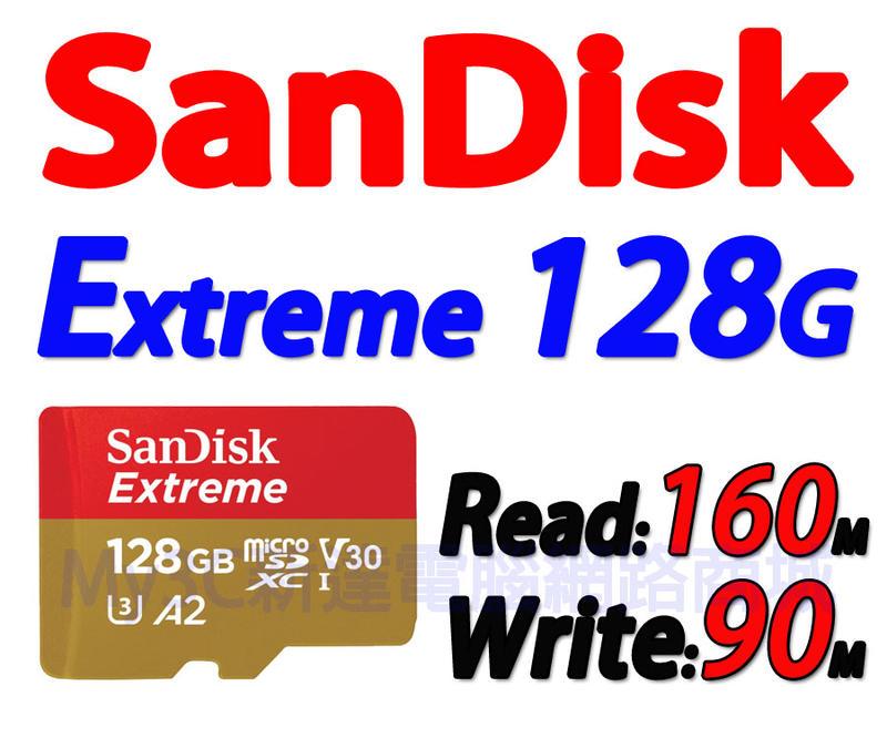 SanDisk 記憶卡 128G Extreme Micro SD 128GB U3 另有 32G 64G 256G R