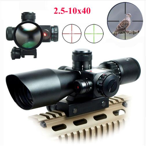 【炙哥】2.5-10X40 紅綠二色十字 金屬 狙擊鏡 瞄準鏡 生存遊戲 水彈槍 歸零 紅外線 吃雞 加購