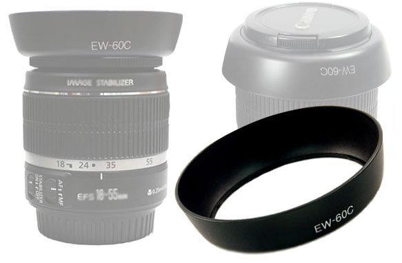 for Canon EW-60C 副廠遮光罩﹝EF-S 18-55mm EF 28-90mm 適用﹞